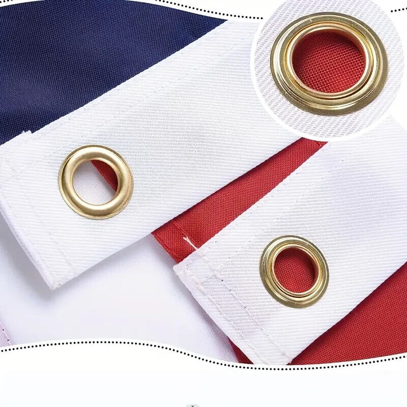American Flag National Flag of the United States Embroidered 3 ft x 5 ft NEW! Home & Garden:Yard, Garden & Outdoor Living:Décor:Flags Cozy Home Treasures